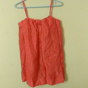 BCBG Hot Pink Embroidered Mini Dress